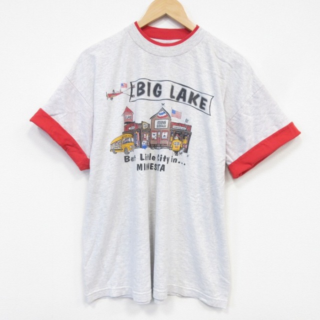 00s 半袖Tシャツ ミネソタ グレー メンズXL相当 | 古着