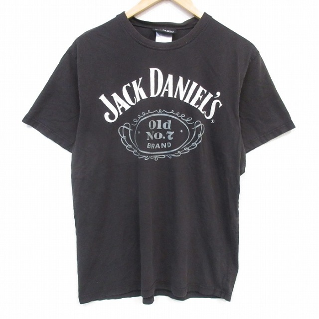 ジャックダニエル 00s 半袖Tシャツ ブラック メンズL相当 | 古着