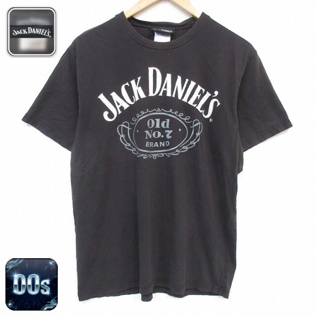 ジャックダニエル 00s 半袖Tシャツ ブラック メンズL相当 | 古着