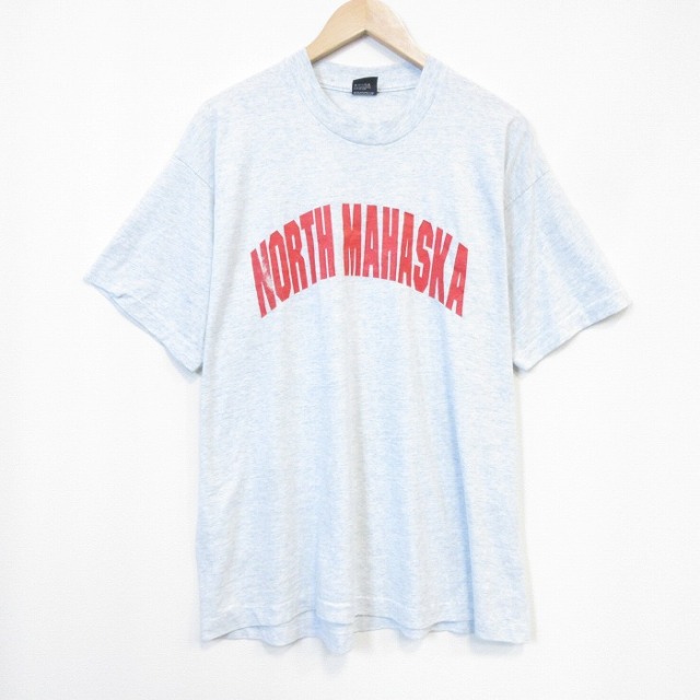 スクリーンスターズ 80s 半袖Tシャツ NORTH グレー メンズXL相当 | 古着