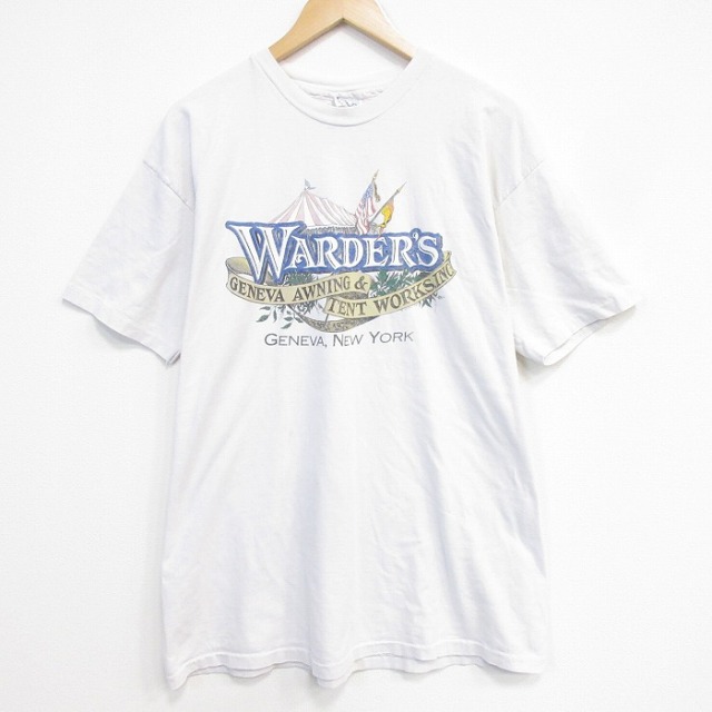 ヘインズ 80s 半袖Tシャツ ニューヨーク ホワイト メンズXL相当 | 古着