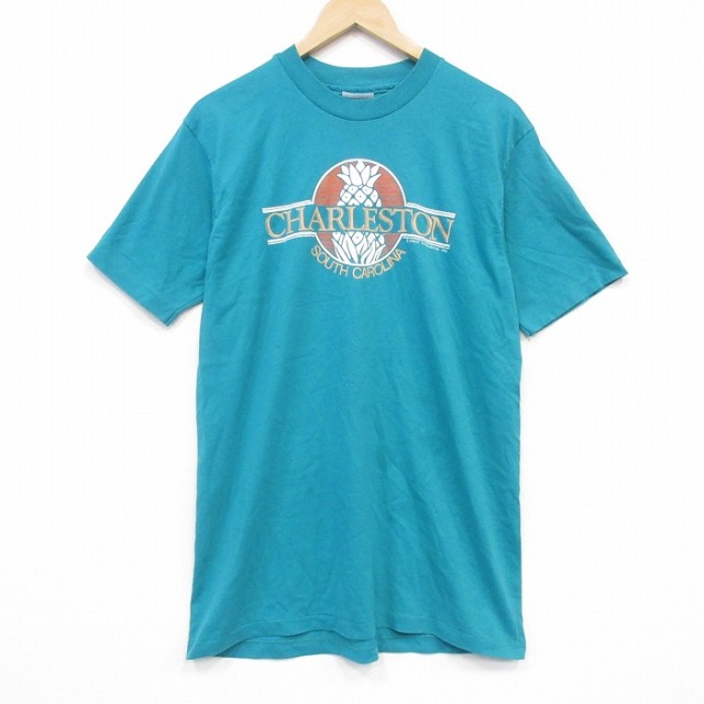ヘインズ 90s 半袖Tシャツ サウスカロライナ グリーン メンズM相当 | 古着