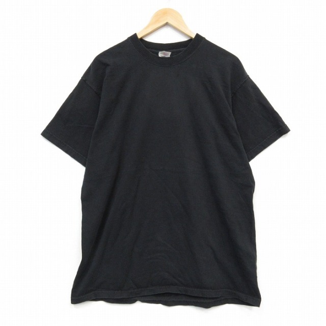 フルーツオブザルーム 00s 半袖Tシャツ ブラック メンズXL相当 | 古着