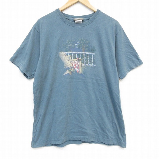 NORTHERN REFRECTIONS 00s 半袖Tシャツ イス カーキ メンズL相当 | 古着