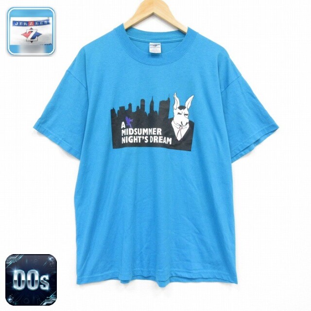 00s 半袖Tシャツ ドリーム ライトブルー メンズXL相当 | 古着