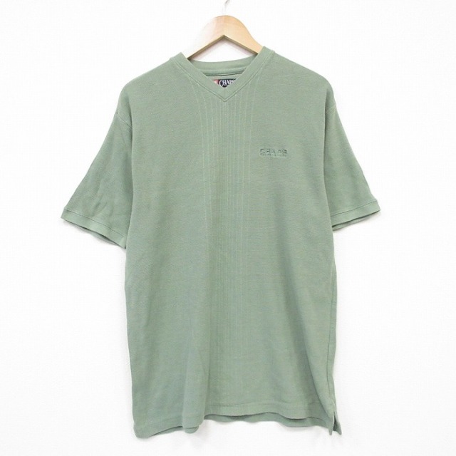ラルフローレン 90s 半袖Tシャツ ワンポイントロゴ グリーン メンズL相当 | 古着