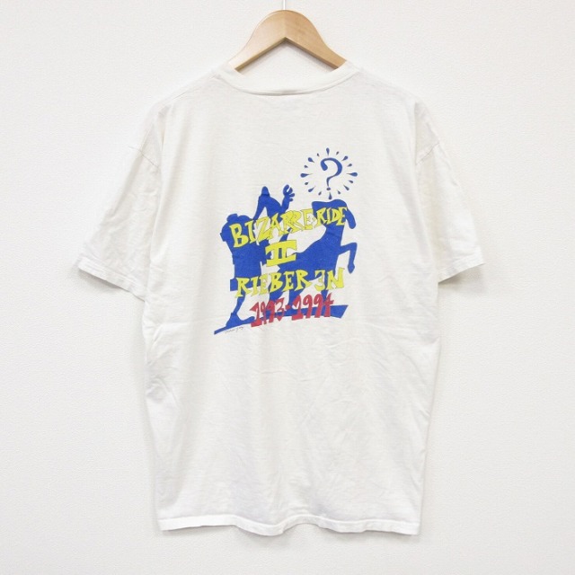 ラッセル 90s 半袖Tシャツ 犬 ホワイト メンズXL相当 | 古着
