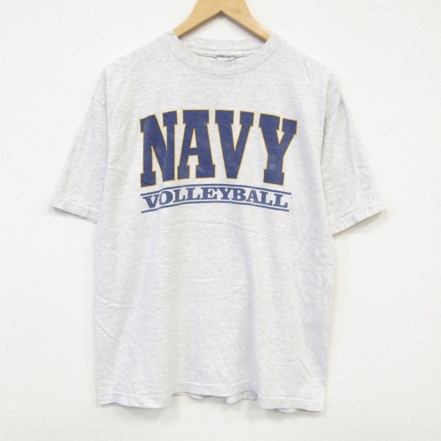 90s 半袖Tシャツ ミリタリー グレー メンズL相当 | 古着