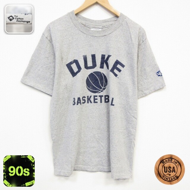 90s 半袖Tシャツ DUKE 霜降りグレー メンズXL相当 | 古着