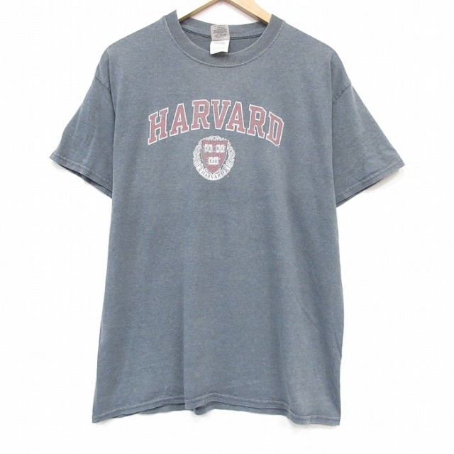 半袖Tシャツ ハーバード グレー メンズL相当 | 古着