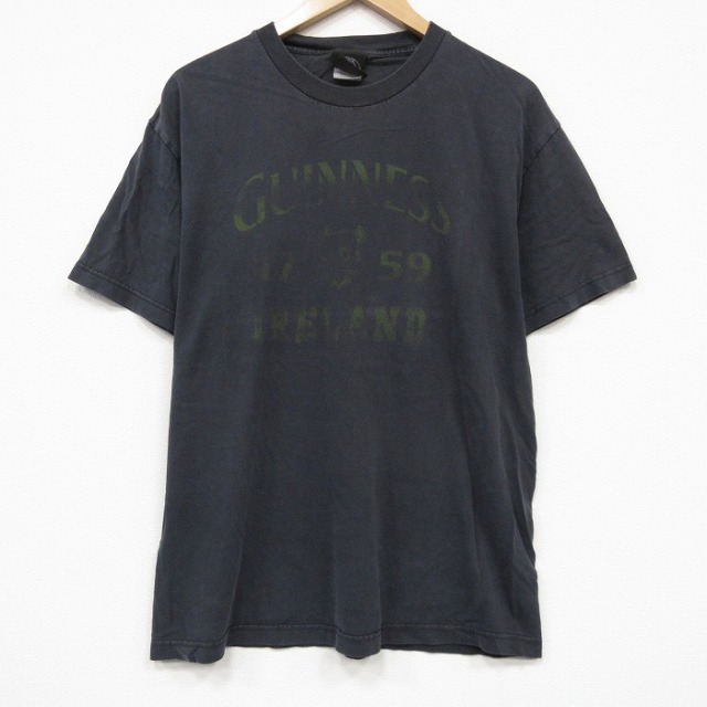 00s 半袖Tシャツ ギネス ブラック メンズL相当 | 古着