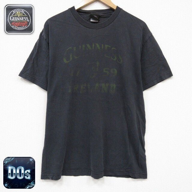 00s 半袖Tシャツ ギネス ブラック メンズL相当 | 古着