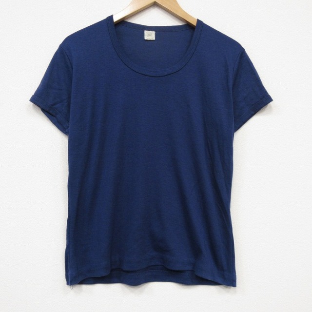 80s 半袖Tシャツ ネイビー メンズM相当 | 古着