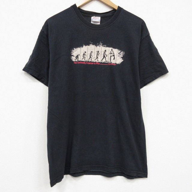 ヘインズ 00s 半袖Tシャツ キャプテンモルガン ブラック メンズL相当 | 古着