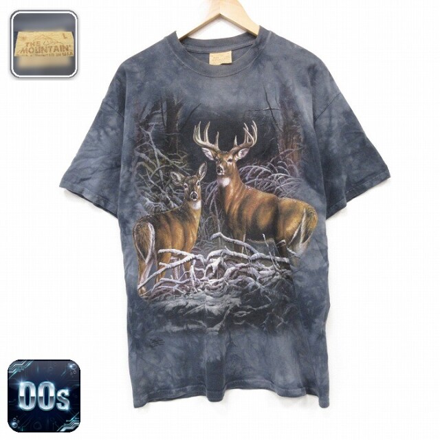 00s 半袖Tシャツ シカ グレー メンズL相当 | 古着