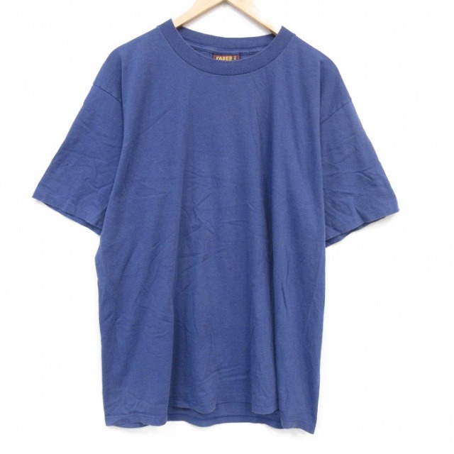 90s 半袖Tシャツ ネイビー メンズXL相当 | 古着