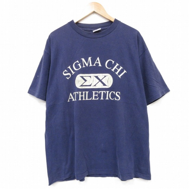 All Sport 90s 半袖Tシャツ シグマ ネイビー メンズXL相当 | 古着