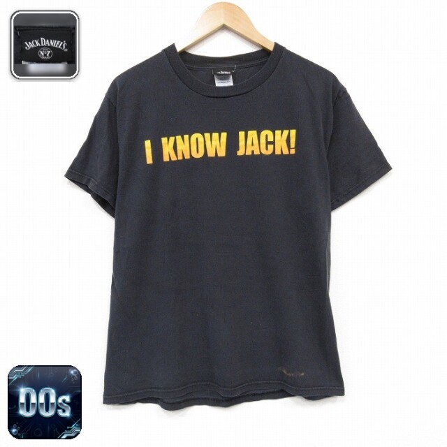 00s 半袖Tシャツ ジャックダニエル ブラック メンズM相当 | 古着