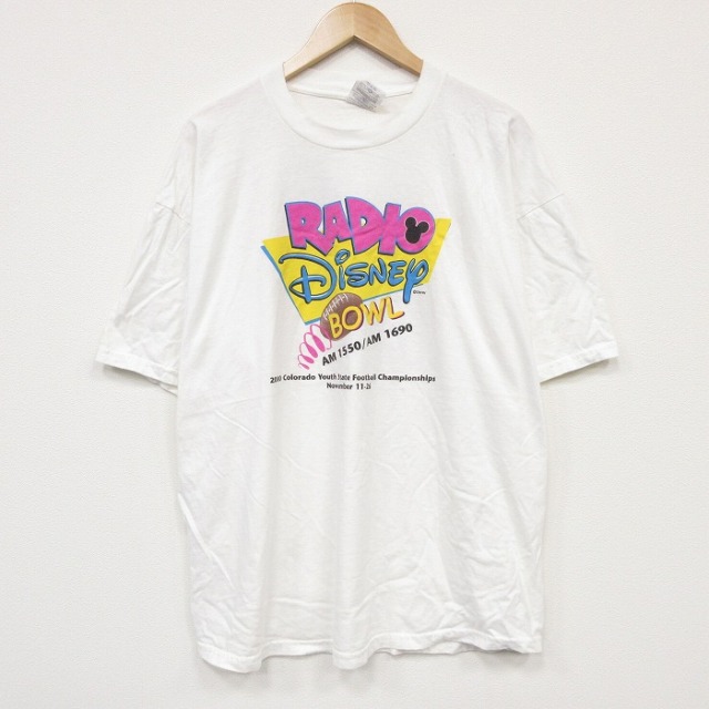 ジャージーズ 00s 半袖Tシャツ ディズニー ホワイト メンズXL相当 | 古着