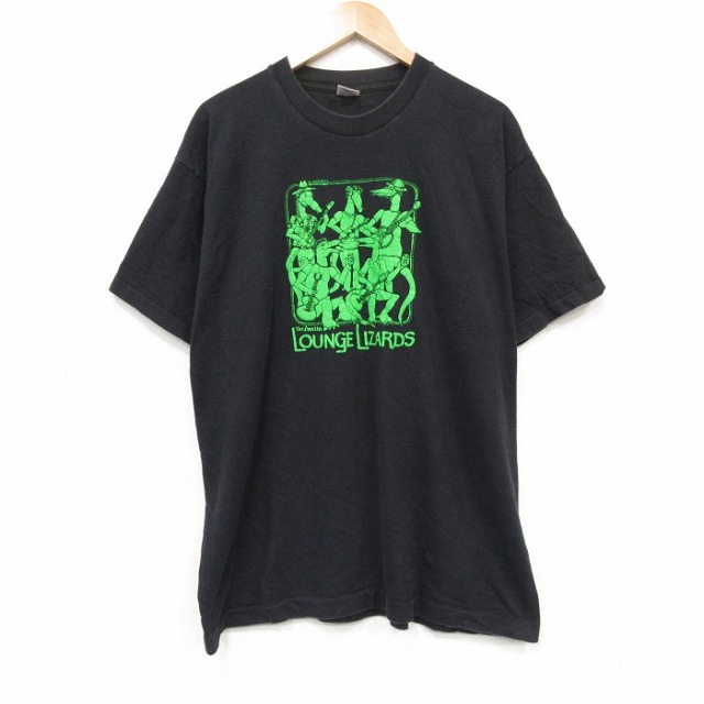 フルーツオブザルーム 90s 半袖Tシャツ ラウンジ ブラック メンズXL相当 | 古着