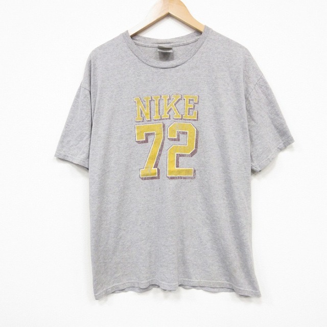ナイキ 00s 半袖Tシャツ グレー メンズXL相当 | 古着