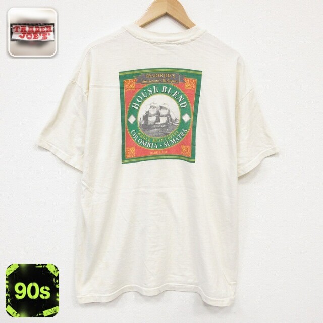 90s 半袖Tシャツ 船 ベージュ メンズXL相当 | 古着
