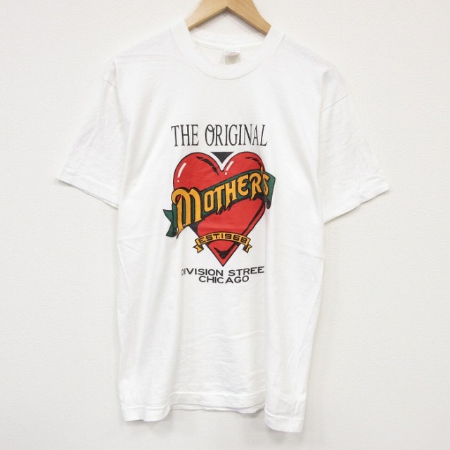 フルーツオブザルーム 90s 半袖Tシャツ ハート ホワイト メンズL相当 | 古着