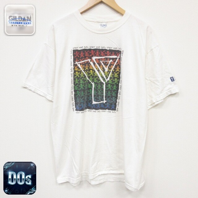 00s 半袖Tシャツ YMCA ホワイト メンズXL相当 | 古着