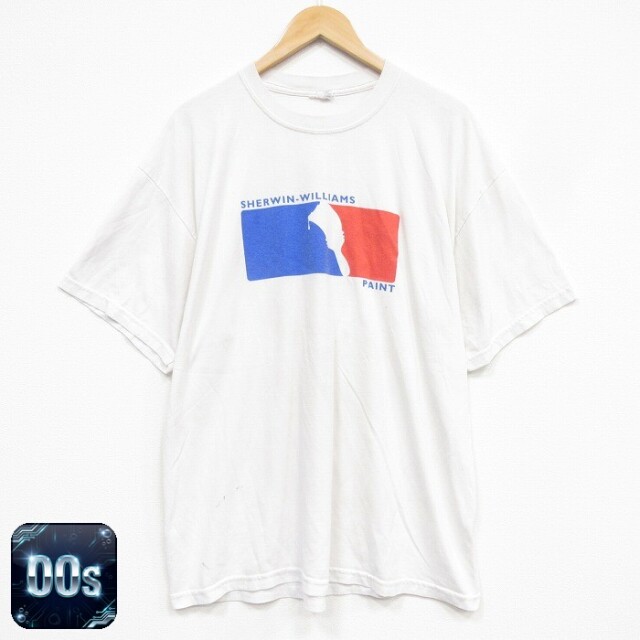 00s 半袖Tシャツ シャーウィンウィリアムズ ホワイト メンズXL相当 | 古着