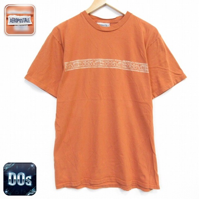 エアロポステール 00s 半袖Tシャツ オレンジ メンズL相当 | 古着