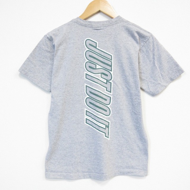 ナイキ 90s 半袖Tシャツ JUST DO IT グレー メンズS相当 | 古着