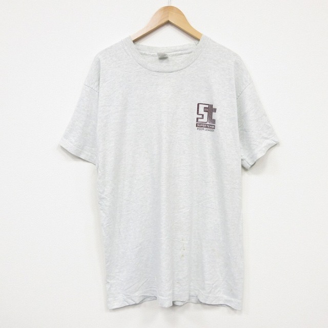 フルーツオブザルーム 90s 半袖Tシャツ ST グレー メンズXL相当 | 古着