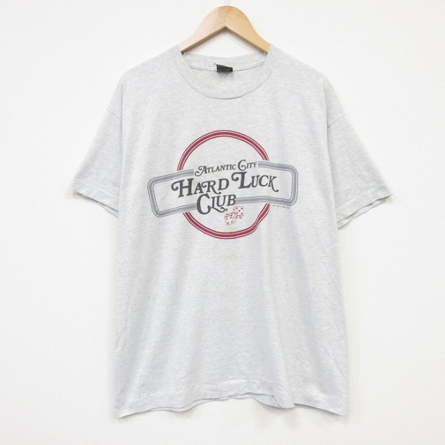 フルーツオブザルーム 90s 半袖Tシャツ サイコロ グレー メンズXL相当 | 古着