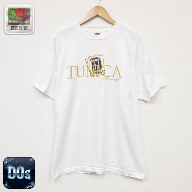 フルーツオブザルーム 00s 半袖Tシャツ TUNICA ホワイト メンズXL相当 | 古着