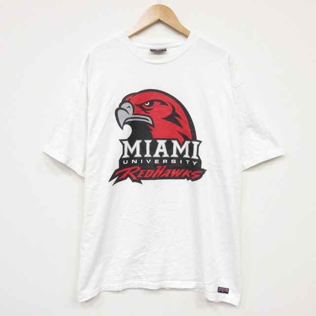 90s 半袖Tシャツ マイアミ ホワイト メンズL相当 | 古着
