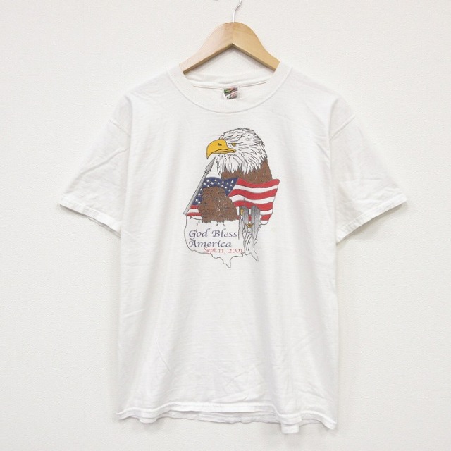 フルーツオブザルーム 00s 半袖Tシャツ 鳥 ホワイト メンズM相当 | 古着