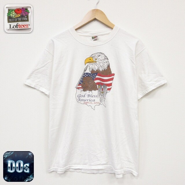 フルーツオブザルーム 00s 半袖Tシャツ 鳥 ホワイト メンズM相当 | 古着