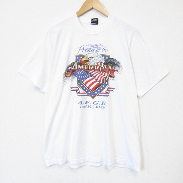 フルーツオブザルーム 90s 半袖Tシャツ 鳥 ホワイト メンズXL相当 | 古着