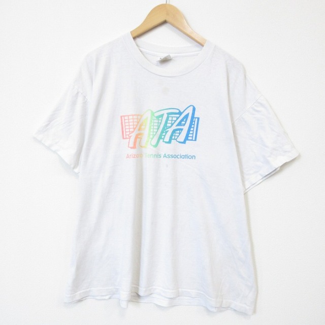 半袖Tシャツ ATA ホワイト メンズXL相当 | 古着