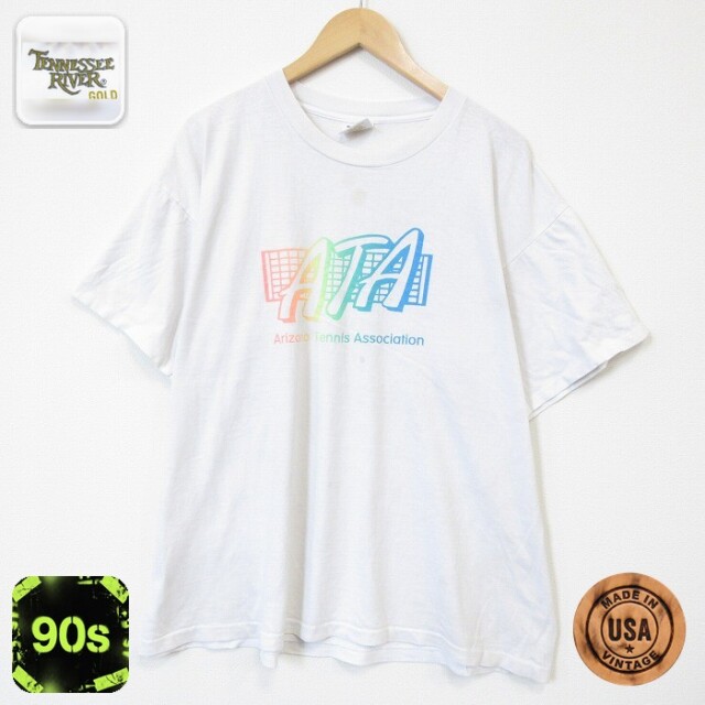 半袖Tシャツ ATA ホワイト メンズXL相当 | 古着