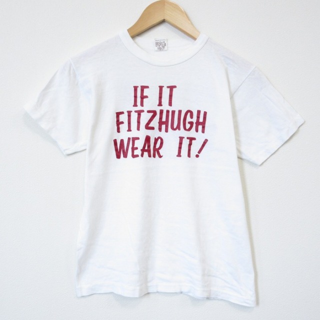 ラッセル 70s 半袖Tシャツ WEAR ホワイト メンズM相当 | 古着