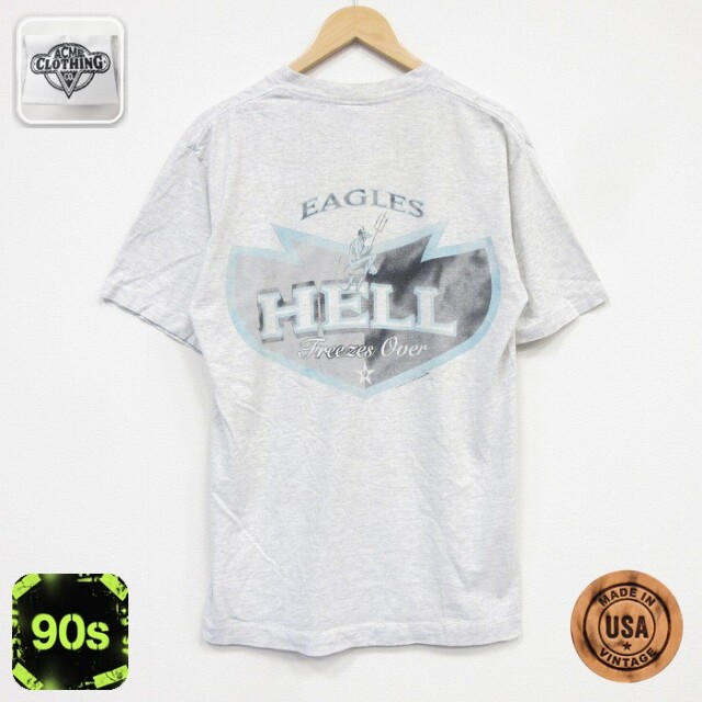90s 半袖Tシャツ デビル グレー メンズL相当 | 古着