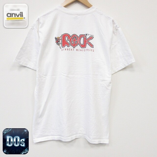 00s 半袖Tシャツ The ROCK ホワイト メンズL相当 | 古着