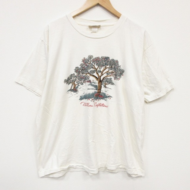 NORTHERN REFRECTIONS 90s 半袖Tシャツ ベージュ メンズXL相当 | 古着