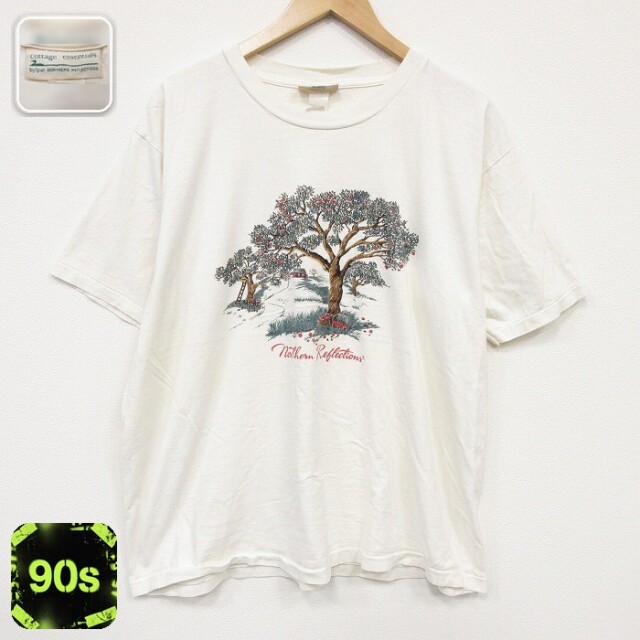 NORTHERN REFRECTIONS 90s 半袖Tシャツ ベージュ メンズXL相当 | 古着