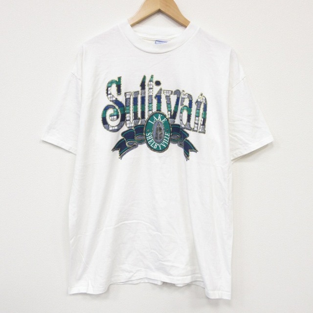 All Sport 90s 半袖Tシャツ サリバン ホワイト メンズXL相当 | 古着