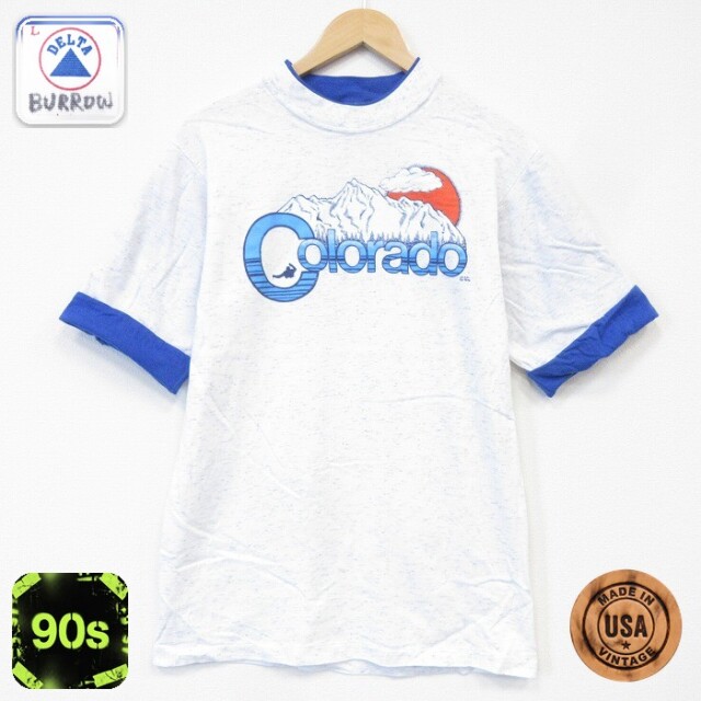 90s 半袖Tシャツ コロラド グレー メンズM相当 | 古着