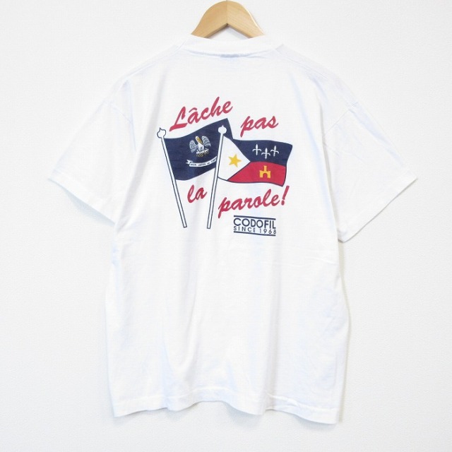 90s 半袖Tシャツ CODOFIL ホワイト XL | 古着 26aug27