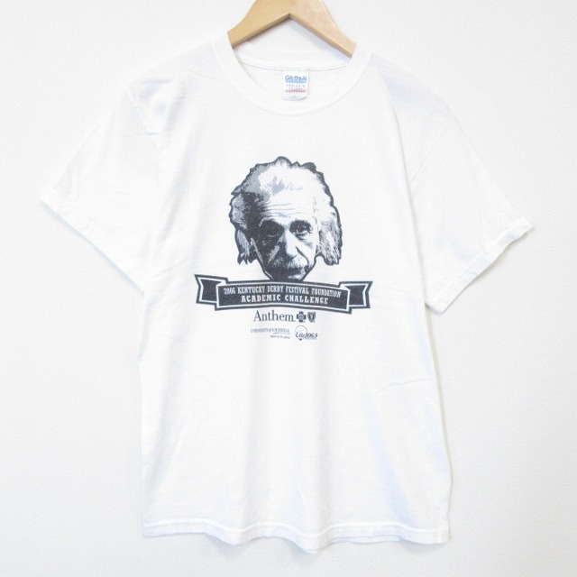 00s 半袖Tシャツ アインシュタイン ホワイト M | 古着 26aug27