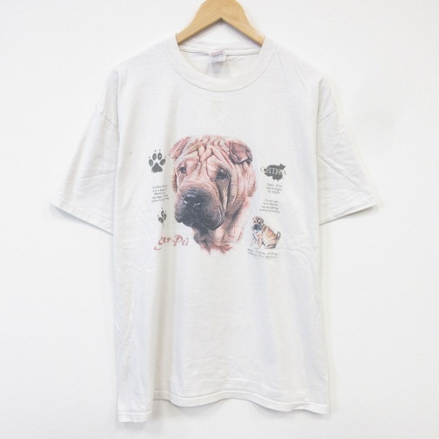 00s 半袖Tシャツ シャープイ ベージュ メンズXL相当 | 古着